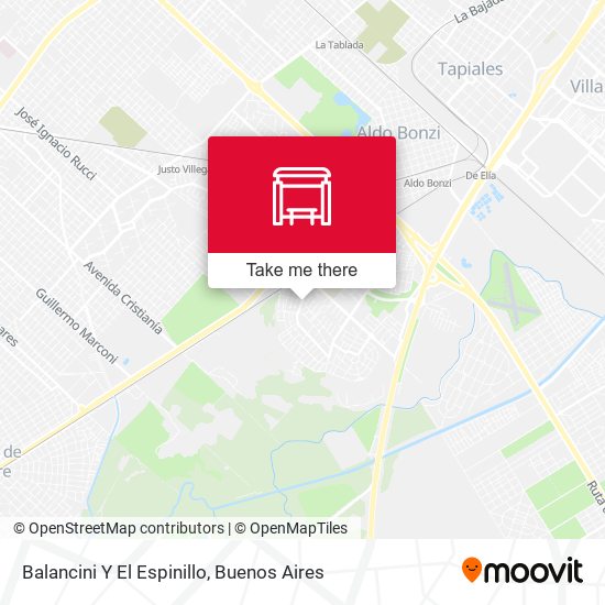 Mapa de Balancini Y El Espinillo