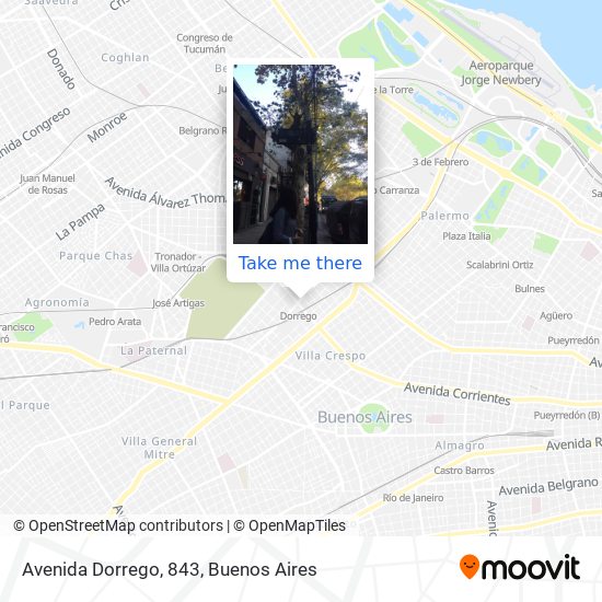 Avenida Dorrego, 843 map