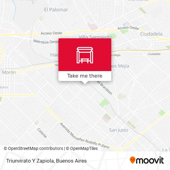 Triunvirato Y Zapiola map