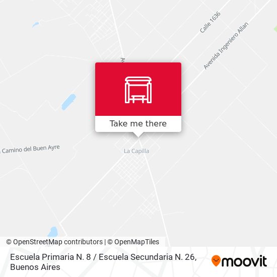 Mapa de Escuela Primaria N. 8 / Escuela Secundaria N. 26