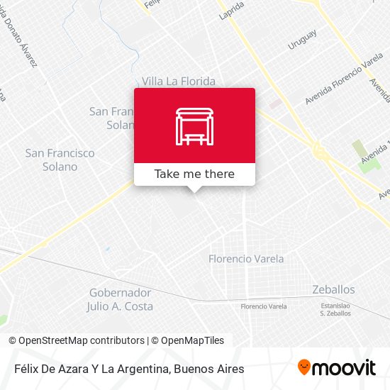 Félix De Azara Y La Argentina map