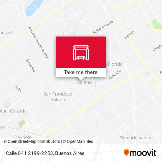 Calle 841 2199-2253 map