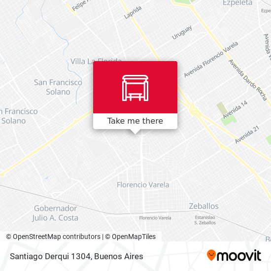 Santiago Derqui 1304 map