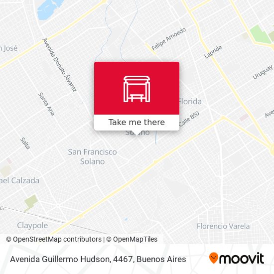 Avenida Guillermo Hudson, 4467 map
