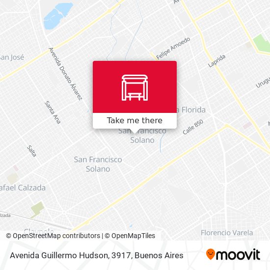 Avenida Guillermo Hudson, 3917 map