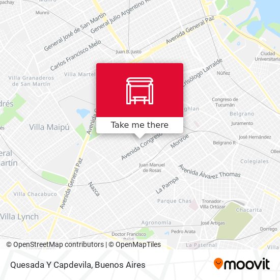 Quesada Y Capdevila map
