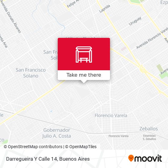 Mapa de Darregueira Y Calle 14