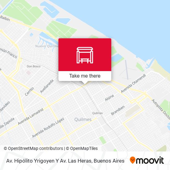 Av. Hipólito Yrigoyen Y Av. Las Heras map