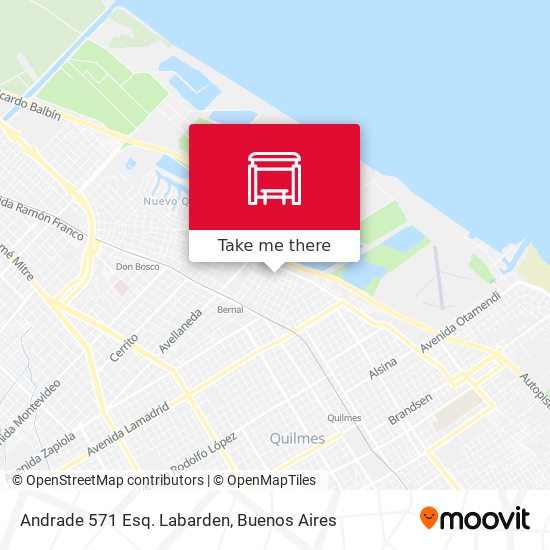 Mapa de Andrade 571 Esq. Labarden