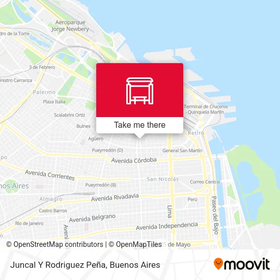 Mapa de Juncal Y Rodriguez Peña