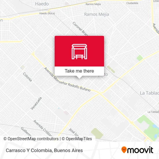 Carrasco Y Colombia map