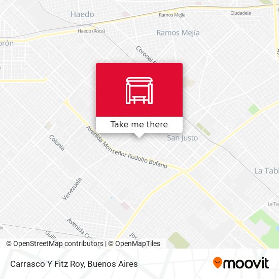 Mapa de Carrasco Y Fitz Roy