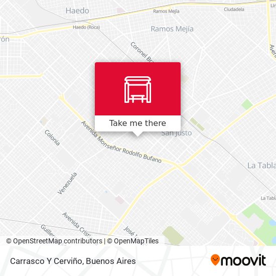 Mapa de Carrasco Y Cerviño