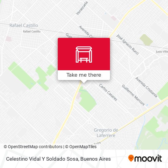 Mapa de Celestino Vidal Y Soldado Sosa