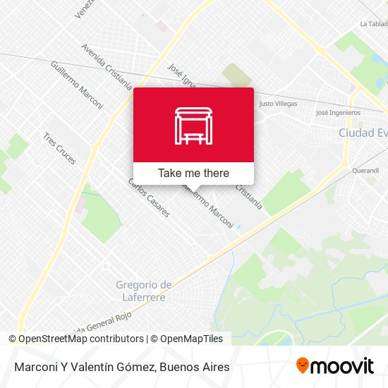 Marconi Y Valentín Gómez map