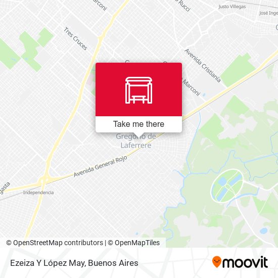Mapa de Ezeiza Y López May