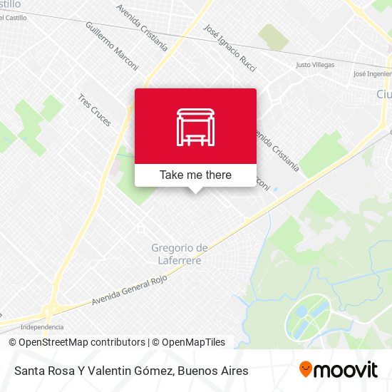 Mapa de Santa Rosa Y Valentin Gómez