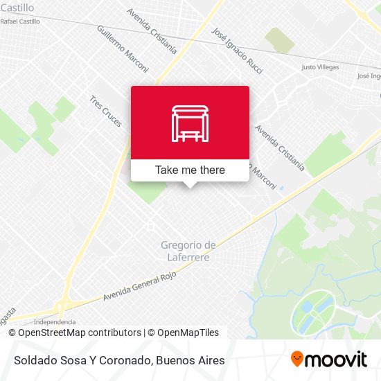 Mapa de Soldado Sosa Y Coronado
