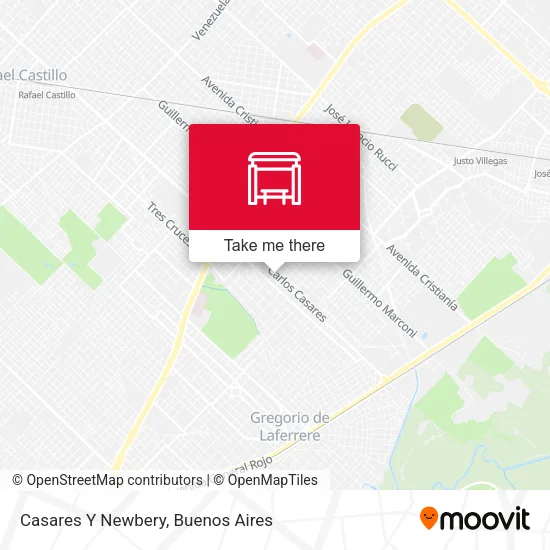 Casares Y Newbery map