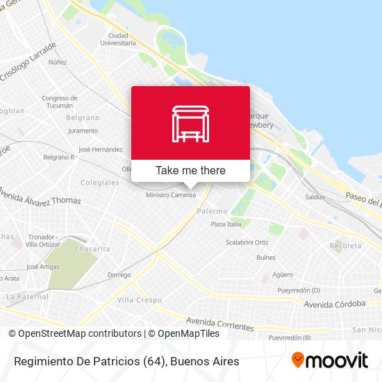 Regimiento De Patricios (64) map