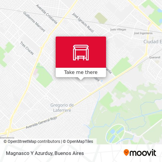 Magnasco Y Azurduy map