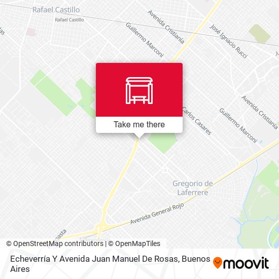 Echeverría Y Avenida Juan Manuel De Rosas map