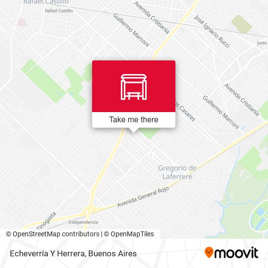 Echeverría Y Herrera map