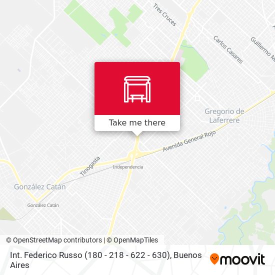 Int. Federico Russo (180 - 218 - 622 - 630) map