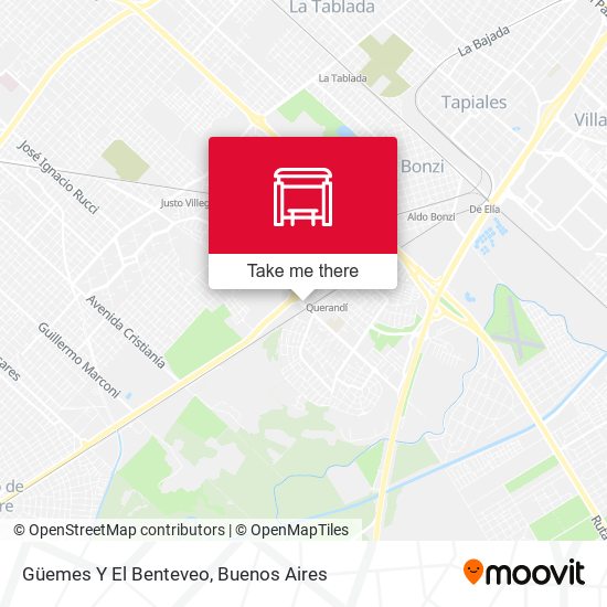 Güemes Y El Benteveo map