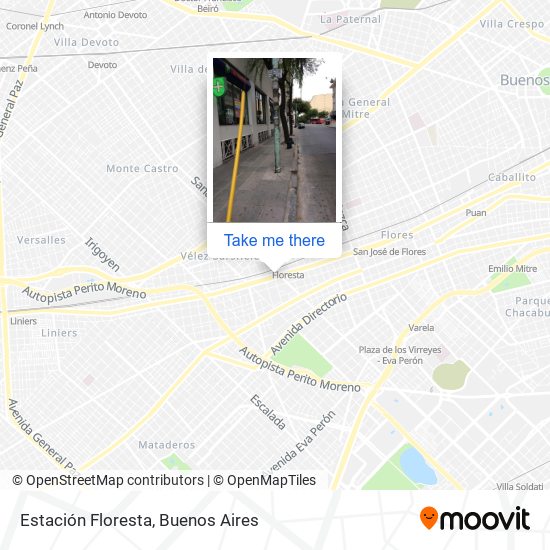 Avenida Rivadavia Y Mercedes map
