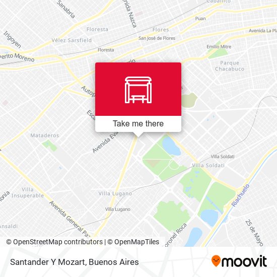 Mapa de Santander Y Mozart