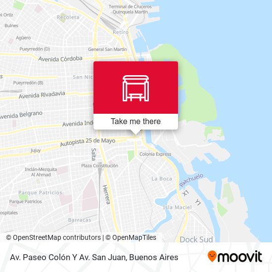 Av. Paseo Colón Y Av. San Juan map