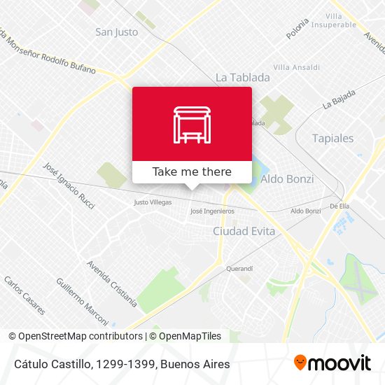 Cátulo Castillo, 1299-1399 map