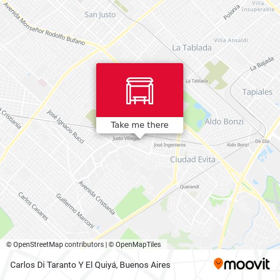 Carlos Di Taranto Y El Quiyá map