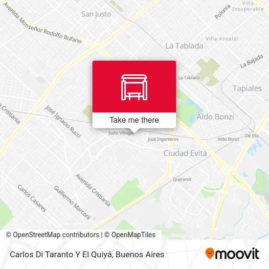 Carlos Di Taranto Y El Quiyá map