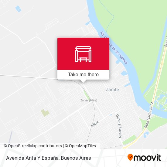 Avenida Anta Y España map