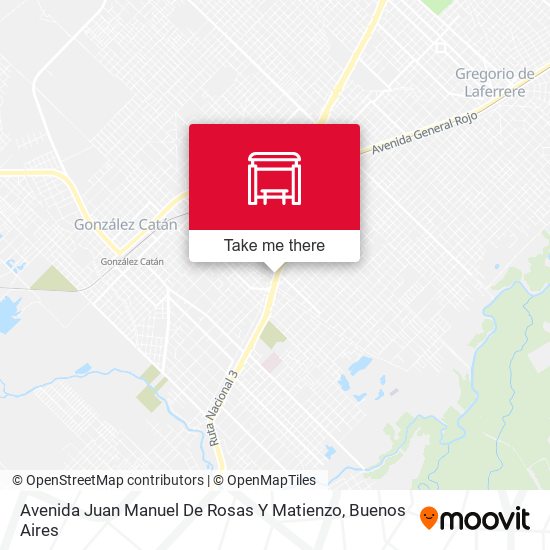 Mapa de Avenida Juan Manuel De Rosas Y Matienzo