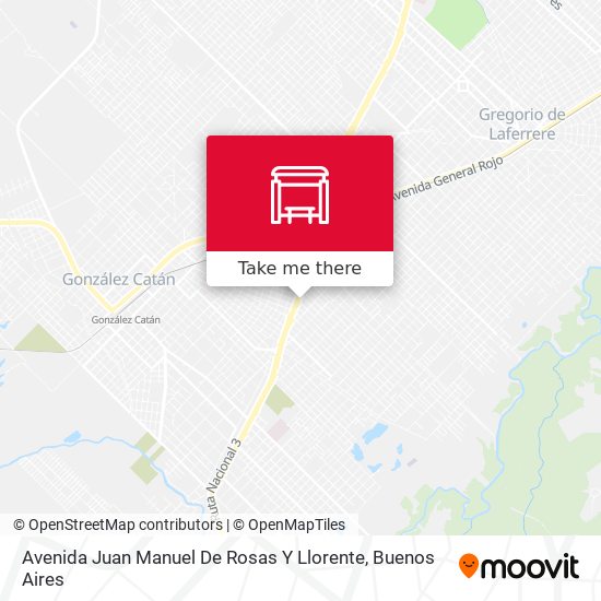 Avenida Juan Manuel De Rosas Y Llorente map