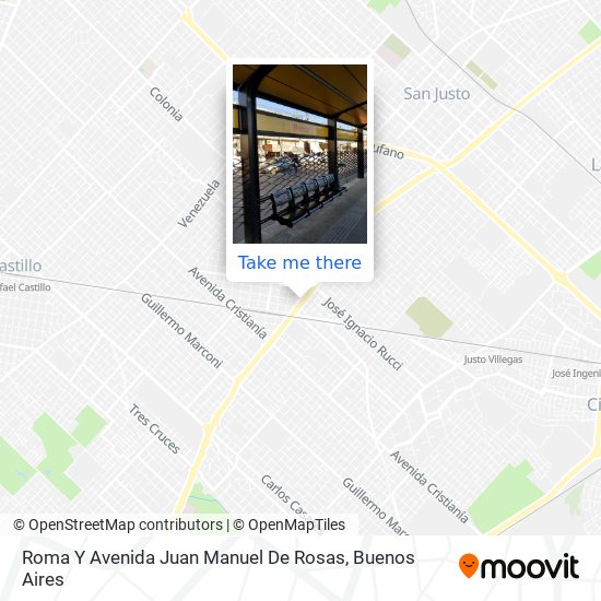 Roma Y Avenida Juan Manuel De Rosas map