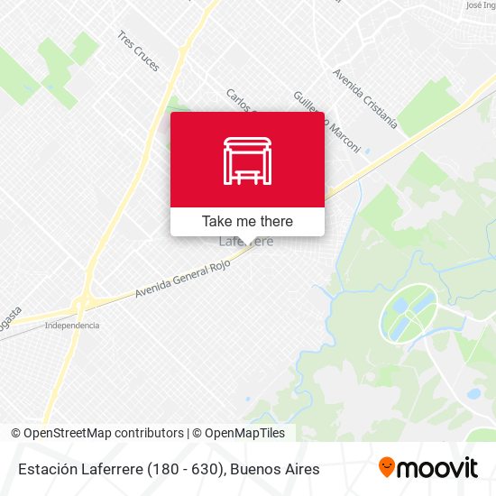 Estación Laferrere (180 - 630) map