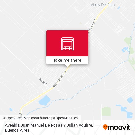Avenida Juan Manuel De Rosas Y Julián Aguirre map