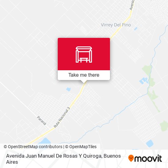 Avenida Juan Manuel De Rosas Y Quiroga map