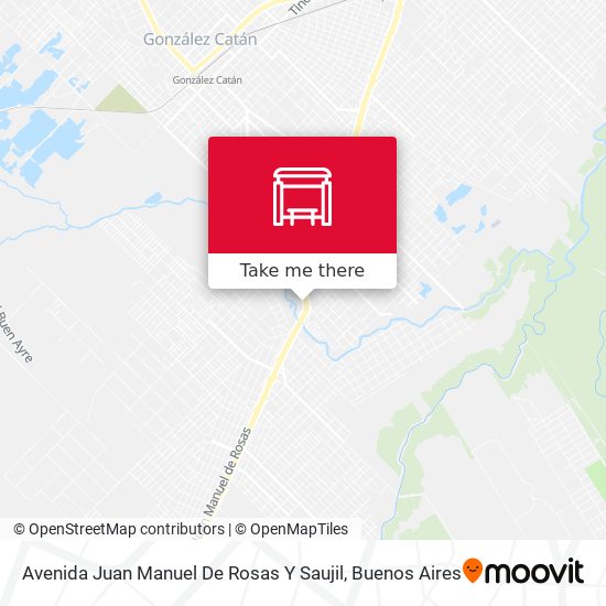 Mapa de Avenida Juan Manuel De Rosas Y Saujil