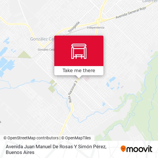 Mapa de Avenida Juan Manuel De Rosas Y Simón Pérez