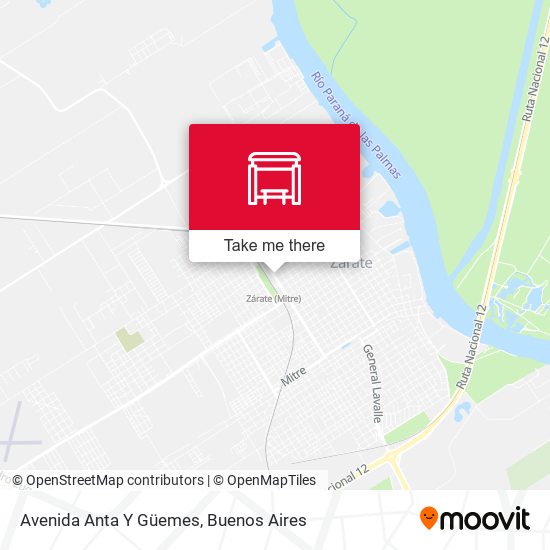 Mapa de Avenida Anta Y Güemes