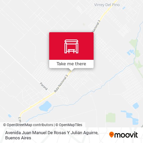 Avenida Juan Manuel De Rosas Y Julián Aguirre map