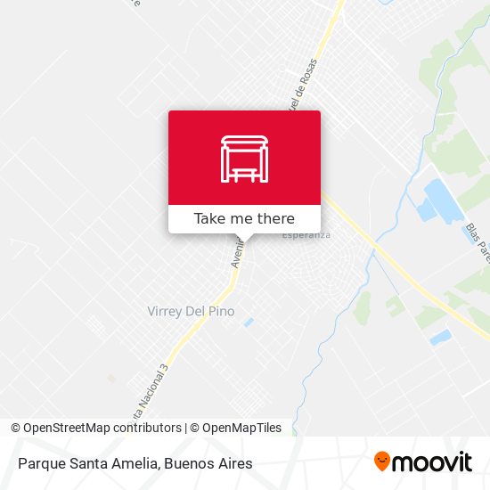 Parque Santa Amelia map