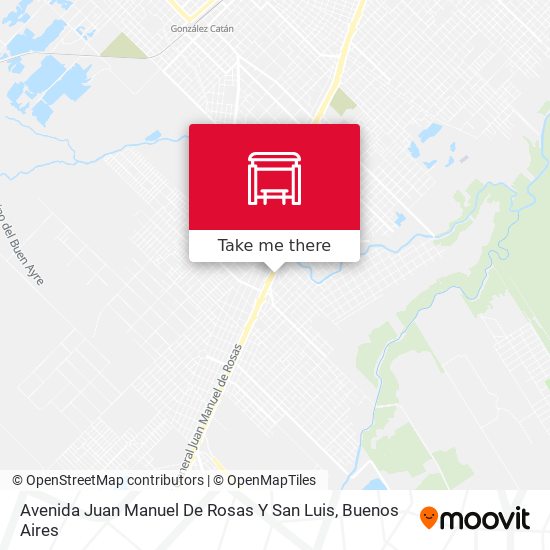 Avenida Juan Manuel De Rosas Y San Luis map