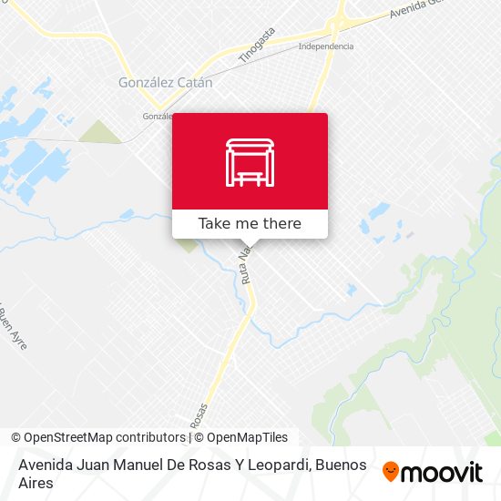 Mapa de Avenida Juan Manuel De Rosas Y Leopardi