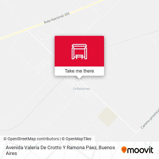 Avenida Valeria De Crotto Y Ramona Páez map